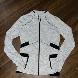 Medium Queenieke black and gray athletic jacket